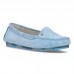 FILIPPO kék női mokaszin bőr cipő